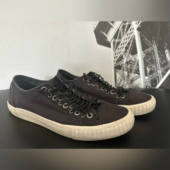 John Varvatos Bootleg Men' Shoes 8.0 M Black G Casual Sneaker - Picture 6 of 13